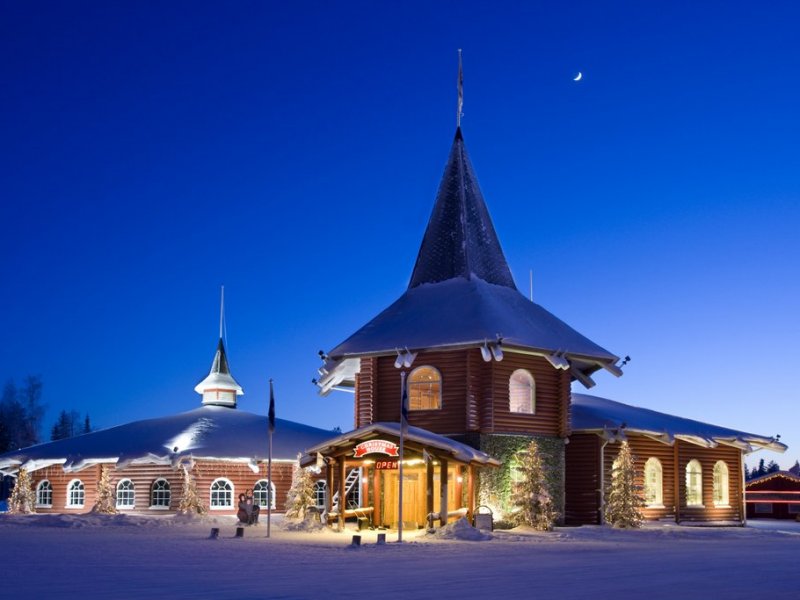 Vila do Papai Noel em Rovaniemi