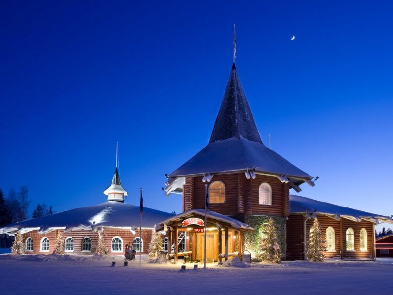 Vila do Papai Noel em Rovaniemi