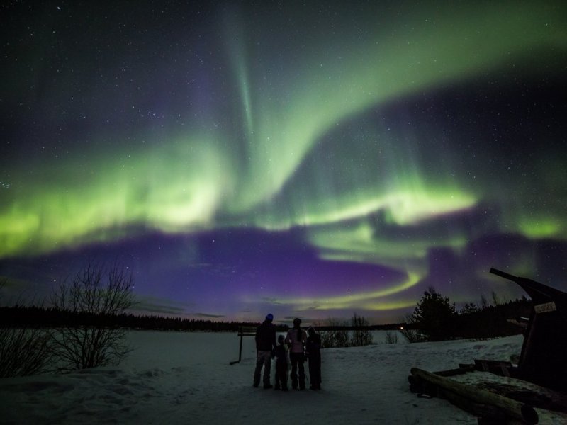 Finlândia - Aurora Boreal em Rovaniemi